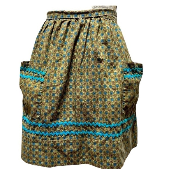 Vintage 1970’s Short Kitchen Apron - Picture 2 of 3